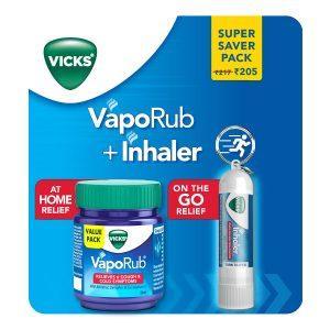Vicks Vaporub and inhaler